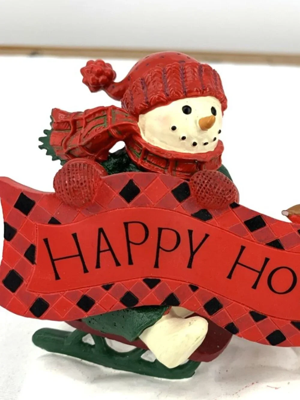 Hallmark Snowman Dad Is Helping Jr Snowman With A Holiday Greetings 7